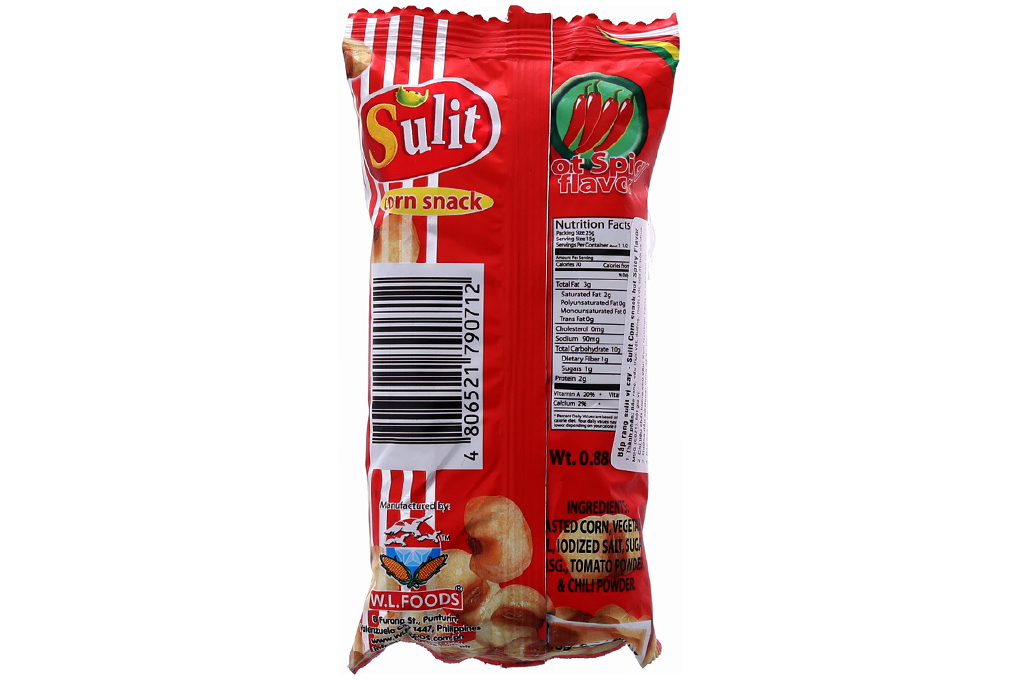 Bắp rang vị cay Sulit gói 25g