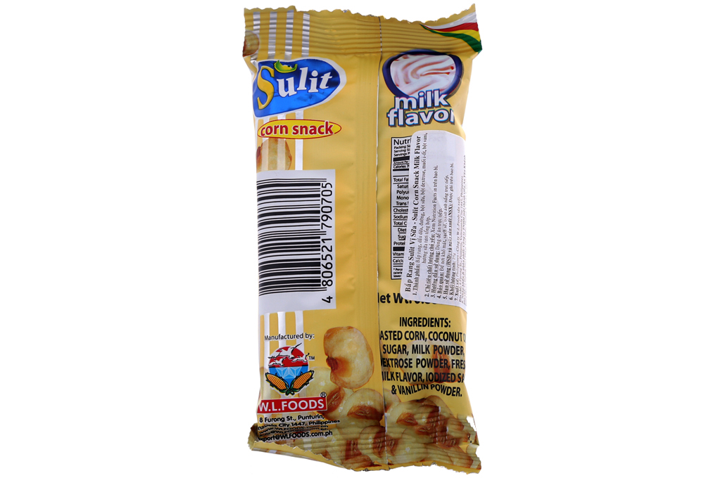 Bắp rang vị sữa Sulit gói 25g