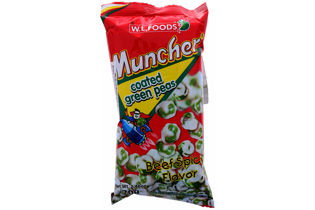 Đậu Hà Lan Muncher vị Bò cay gói 70g