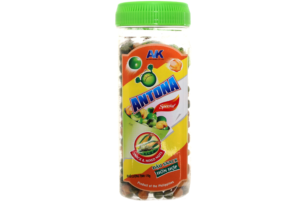 Đậu snack hỗn hợp Antona hộp 170g