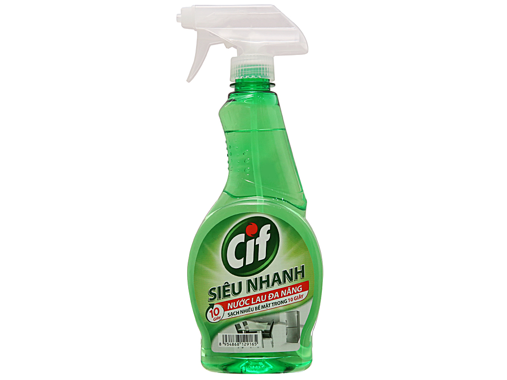 Nước tẩy đa năng Cif hương chanh chai 520ml 1