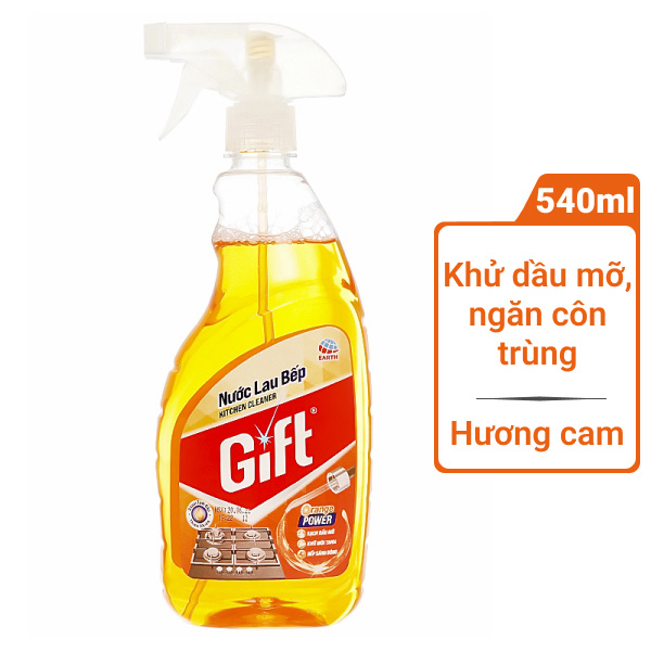 Nước lau bếp Gift Orange Power 540ml