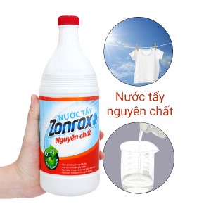 Nước tẩy Zonrox nguyên chất chai 1 lít