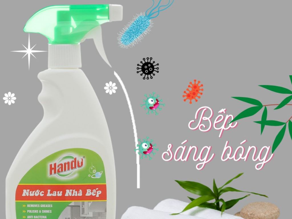 Nước lau bếp Hando chai 500ml 2
