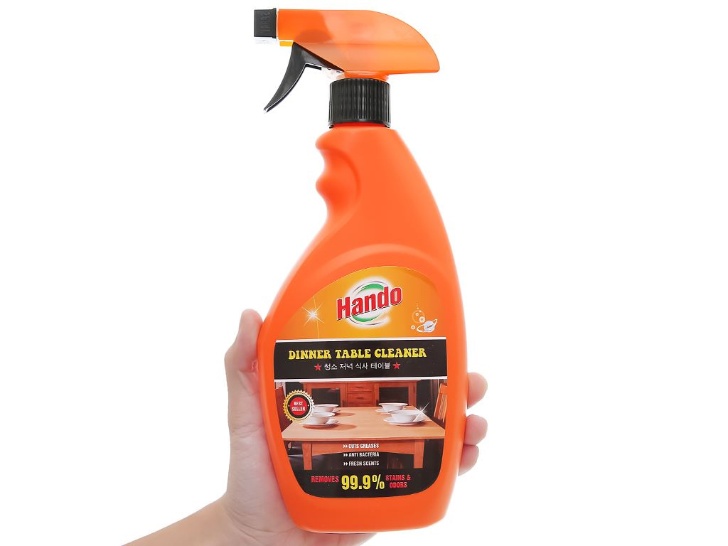 Nước lau bàn ăn khử mùi Hando chai 500ml 4