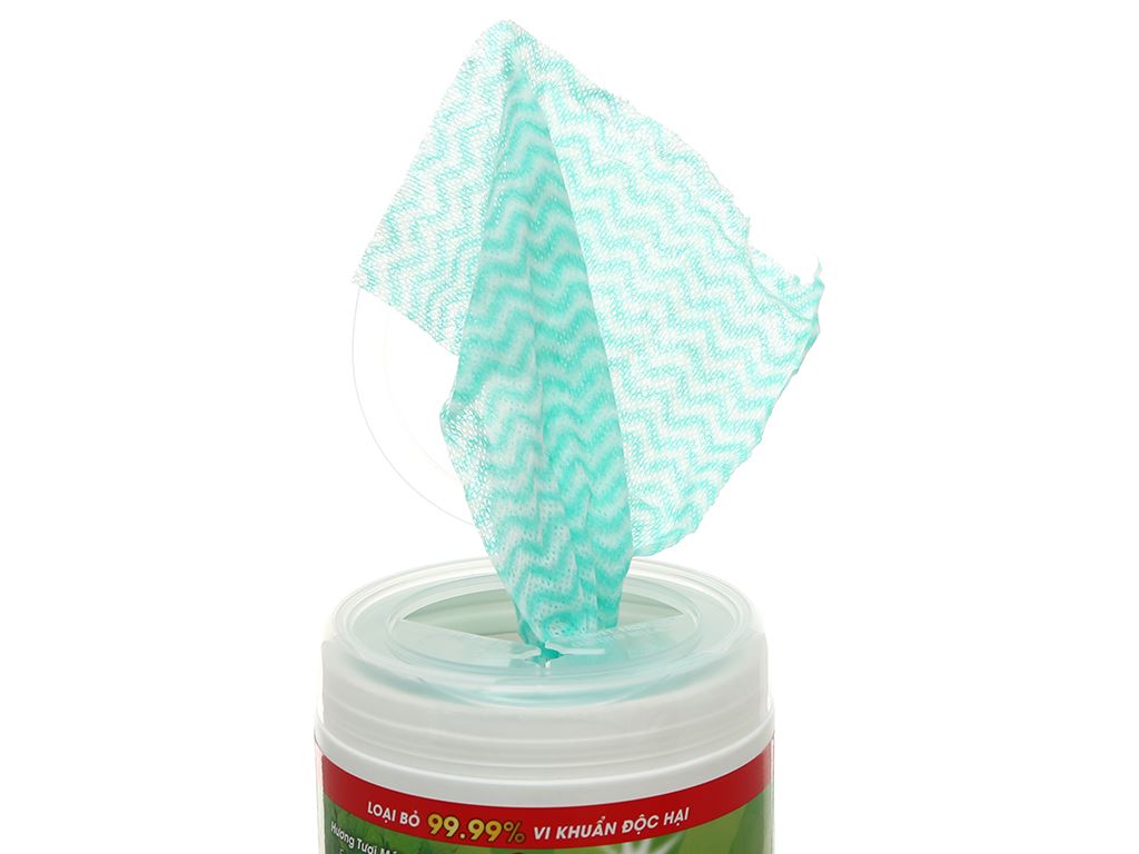 Khăn ướt gia dụng LAUPRO lau bề mặt vật dụng hộp 80 tờ 7