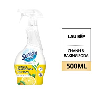 Nước lau bếp Sunlight chanh & baking soda chai 500ml