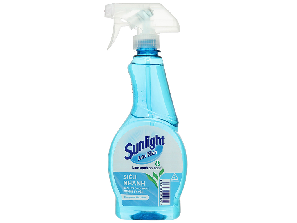 Nước lau kính siêu nhanh Sunlight chai 520ml 2