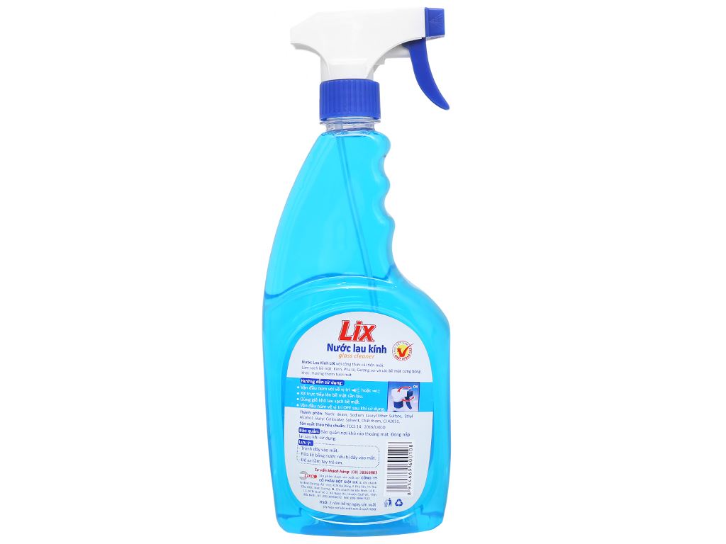 Nước lau kính Lix hương thơm tươi mát chai 650ml 3
