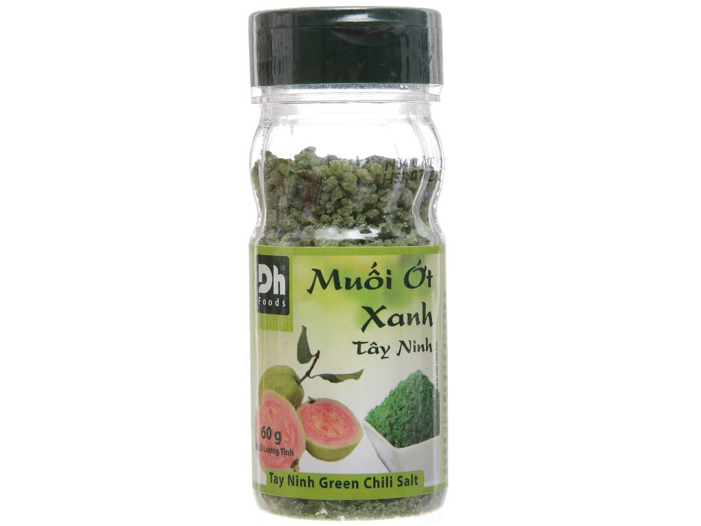Muối ớt xanh Tây Ninh Dh Foods hũ 60g 1