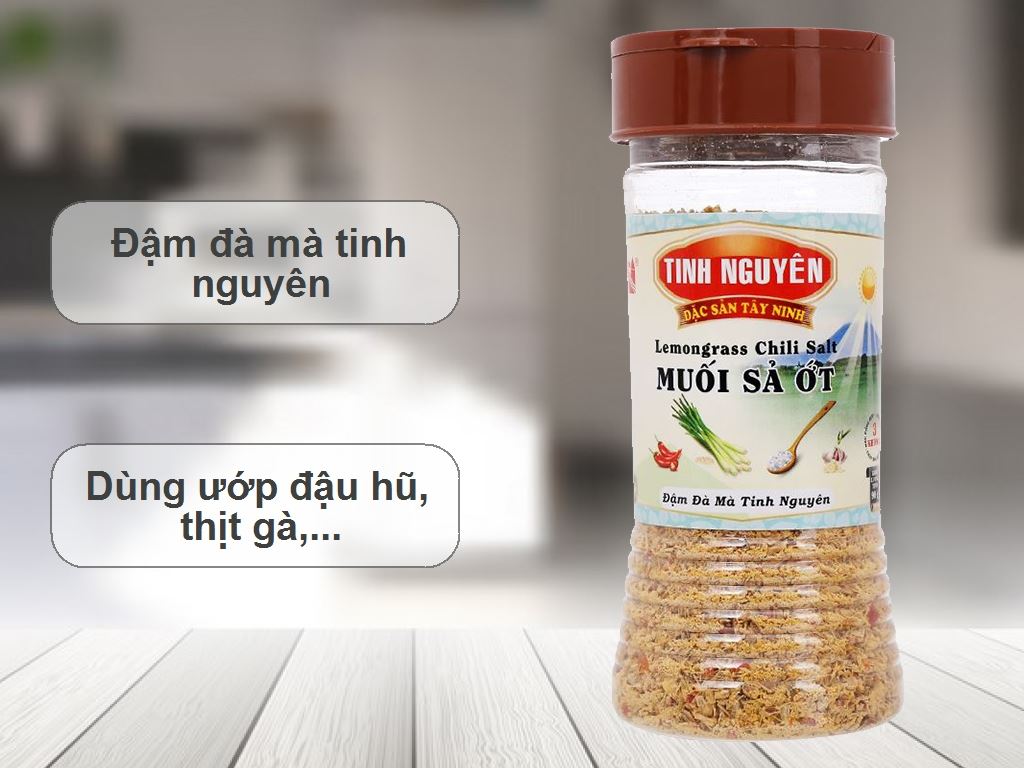 Muối sả ớt Tây Ninh Tinh Nguyên hũ 90g 2