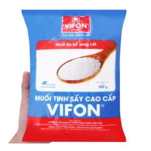 Muối tinh sấy cao cấp Vifon gói 950g