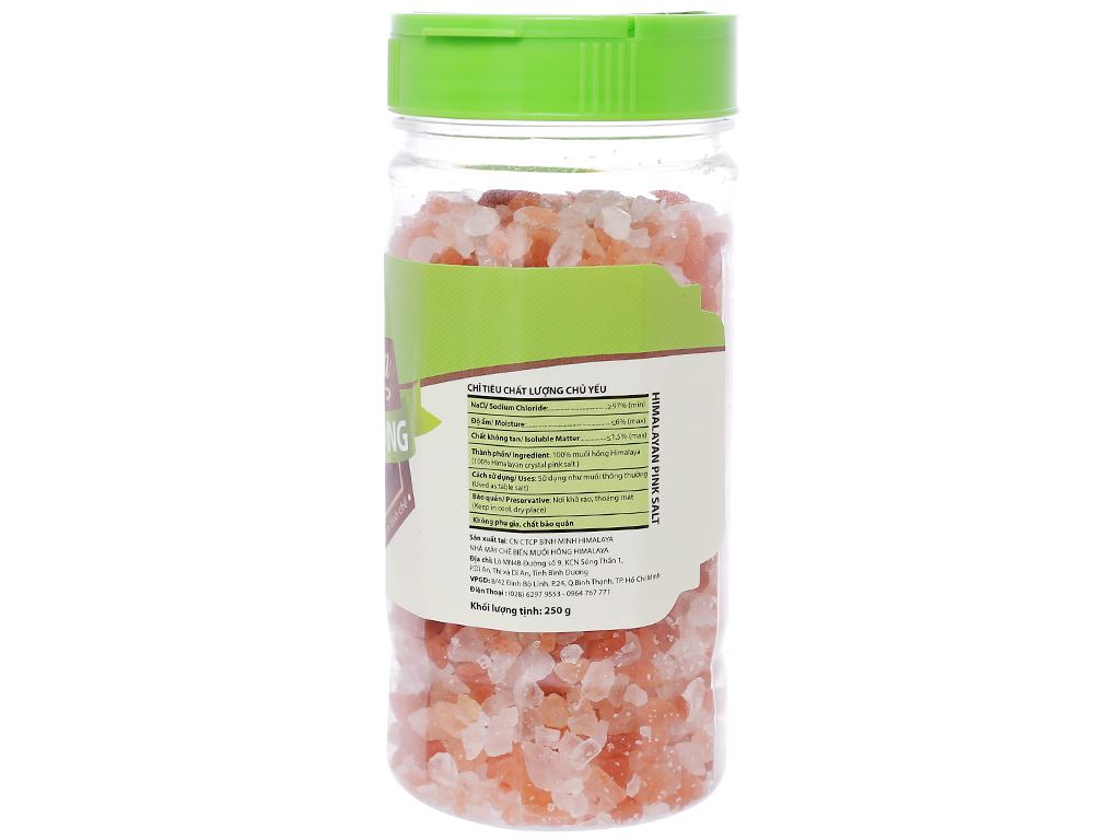Muối hồng Himalaya hạt to Auro Salt hũ 250g 3