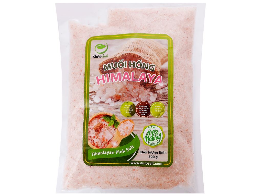 Mua Muối hồng Himalaya Auro Salt hạt nhỏ gói 500g giá tốt tại Bách hoá XANH