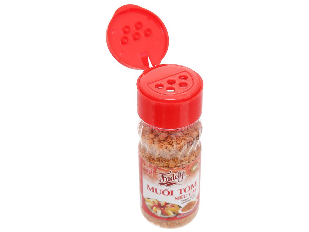 Muối tôm siêu cay Fadely hũ 60g 6