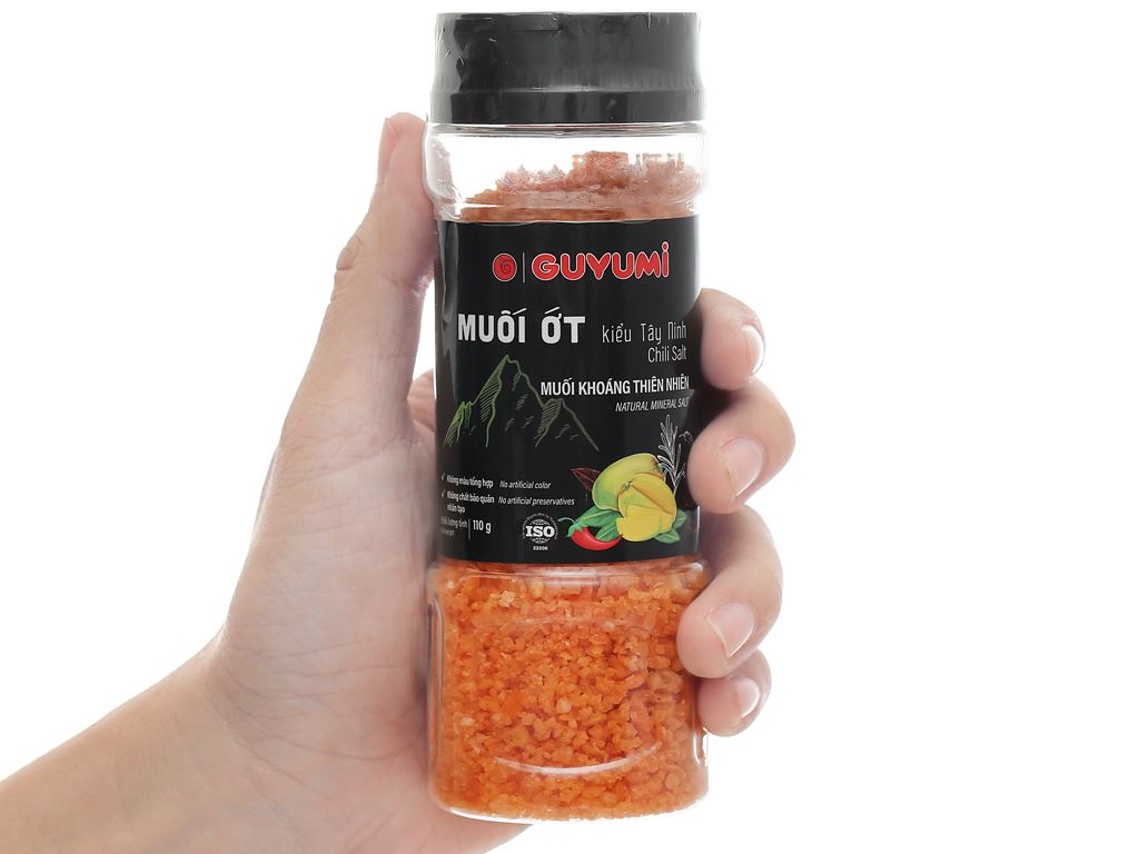 Muối ớt kiểu Tây Ninh Guyumi hũ 110g 8