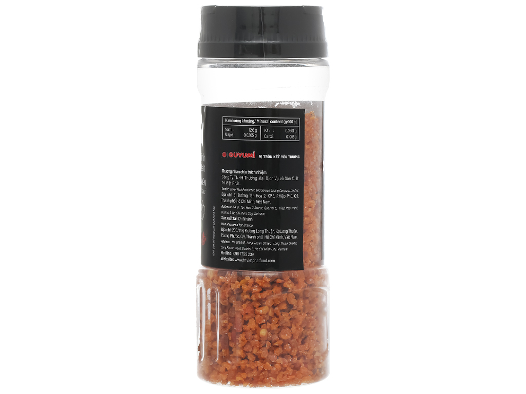 Muối tôm kiểu Tây Ninh Guyumi hũ 110g 4