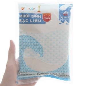 Muối tinh Bạc Liêu cao cấp gói 500g
