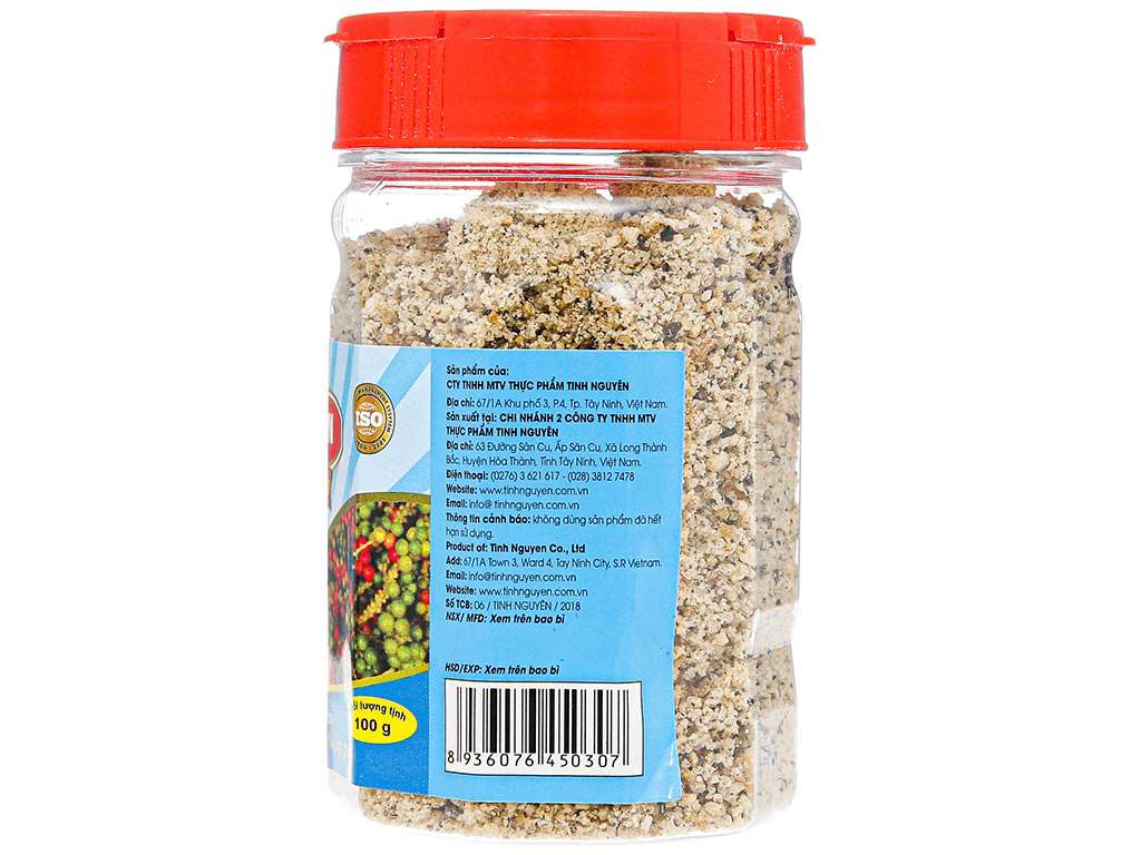 Muối tiêu sọ Tây Ninh Tinh Nguyên hũ 100g 3