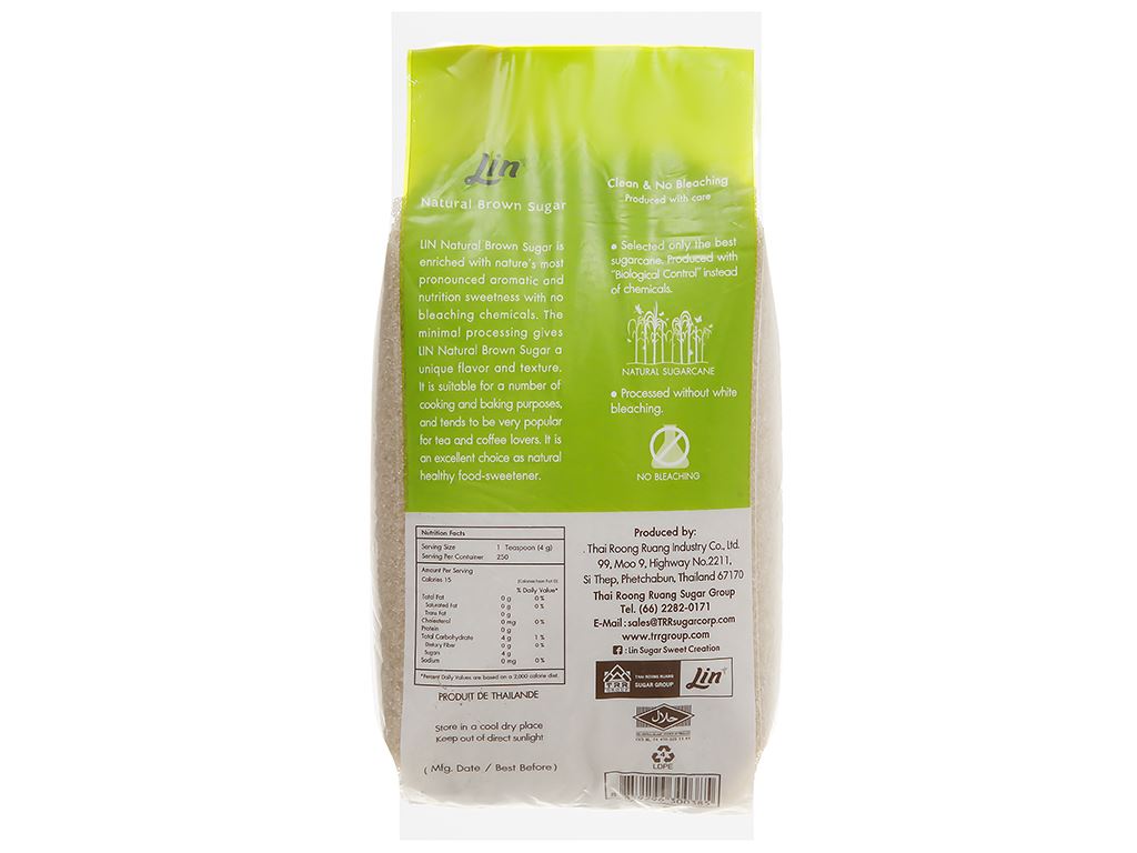 Đường vàng tự nhiên LIN gói 1kg 3