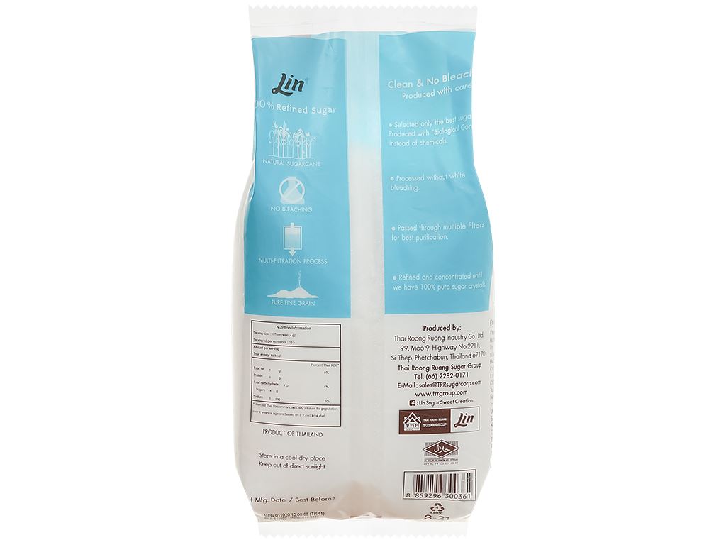 Đường tinh luyện LIN gói 1kg 3