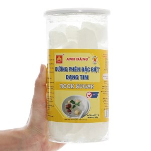 Đường phèn đặc biệt Anh Đăng dạng tim hộp 1kg