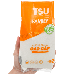 Đường trắng cao cấp TSU Family gói 1kg