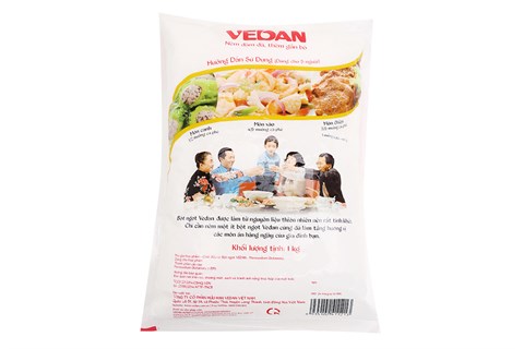 Bột ngọt Vedan hạt nhỏ gói 1kg
