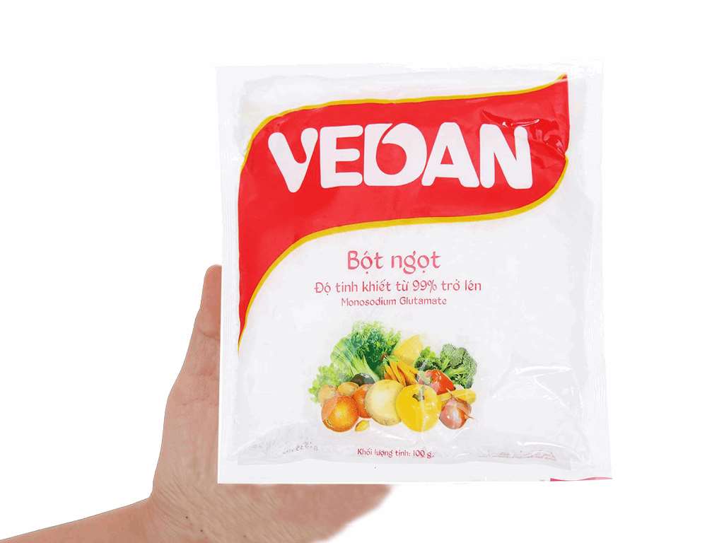 Bột ngọt hạt lớn Vedan gói 100g 5