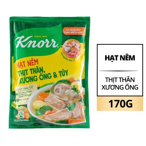 Hạt nêm thịt thăn, xương ống, tủy Knorr gói 170g