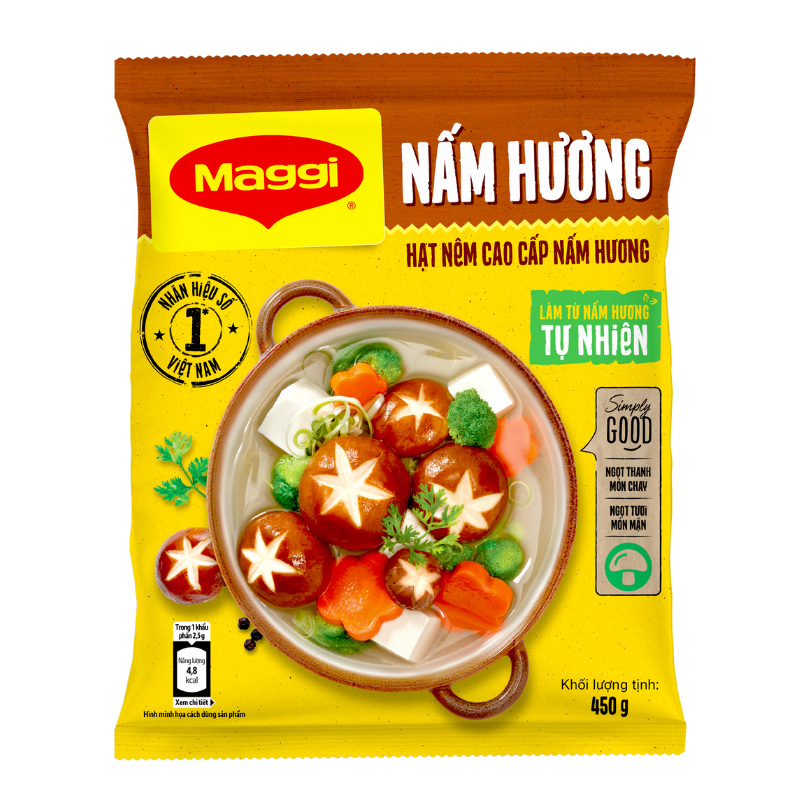 Hạt nêm Maggi nấm hương gói 450g-1