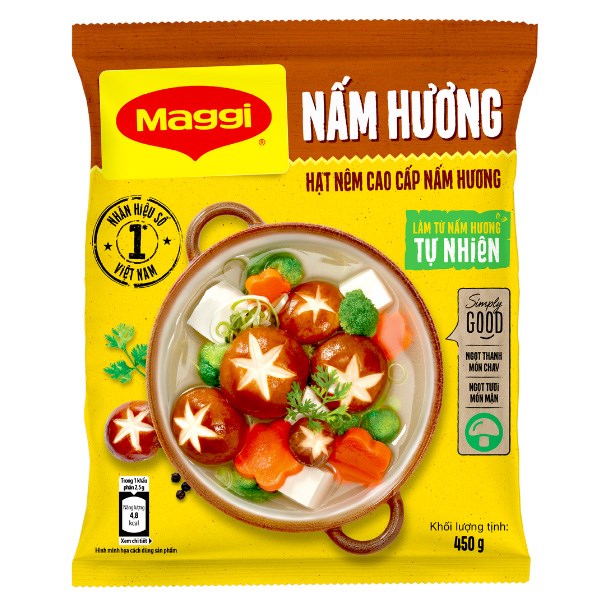 Hạt nêm Maggi nấm hương gói 450g