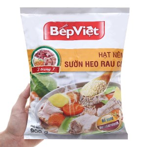Hạt nêm sườn heo rau củ Bếp Việt gói 900g