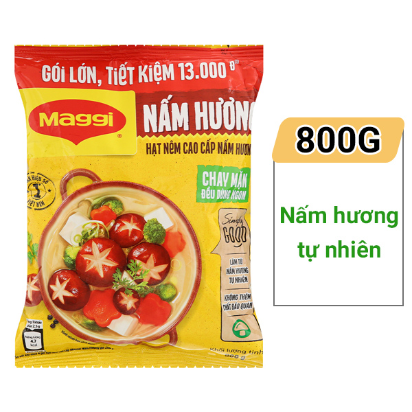Hạt nêm cao cấp nấm hương Maggi gói 800g