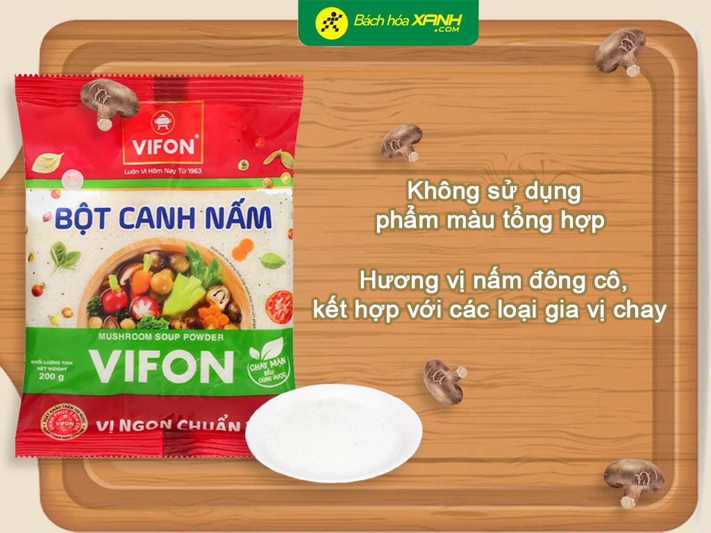 Bột canh nấm Vifon gói 200g 1