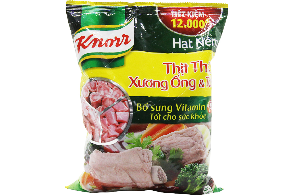 Hạt nêm Knorr Thịt thăn, xương ống và tuỷ gói 1.2kg