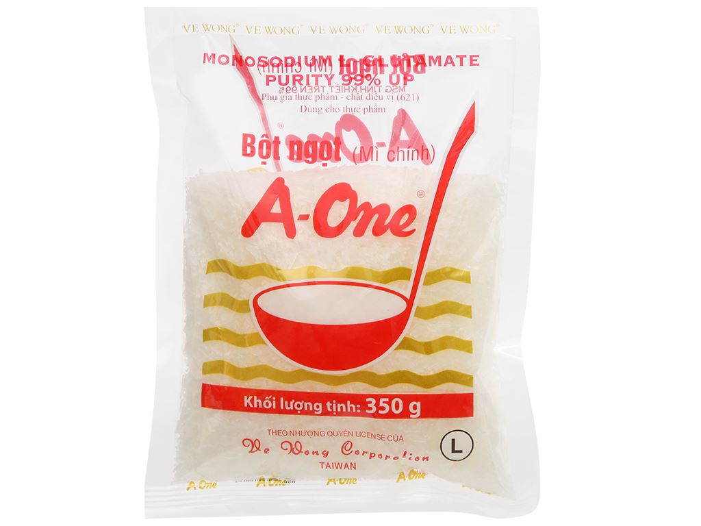 Bột ngọt hạt lớn A-One gói 350g 1