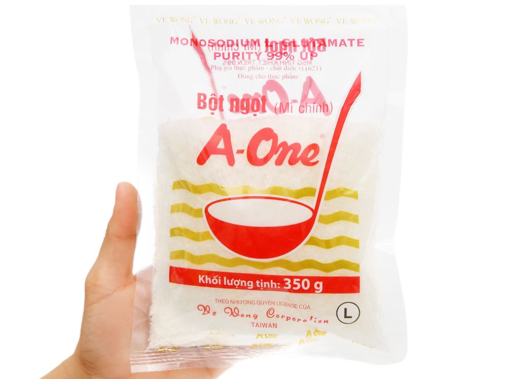 Bột ngọt hạt lớn A-One gói 350g 5