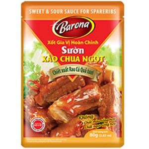 Sốt gia vị sườn xào chua ngọt Barona