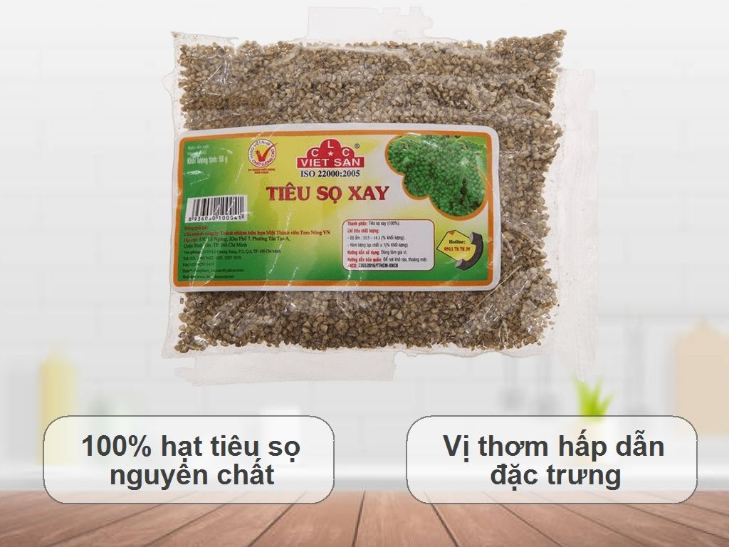 Tiêu sọ xay Việt San gói 50g 2