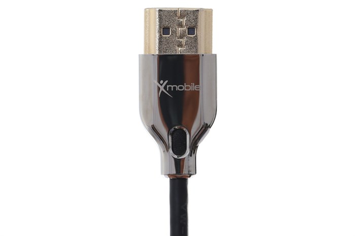 Cáp HDMI 2.0 Slim 2m Xmobile DS139-2TB Đen Bạc Màu Đen - Bạc
