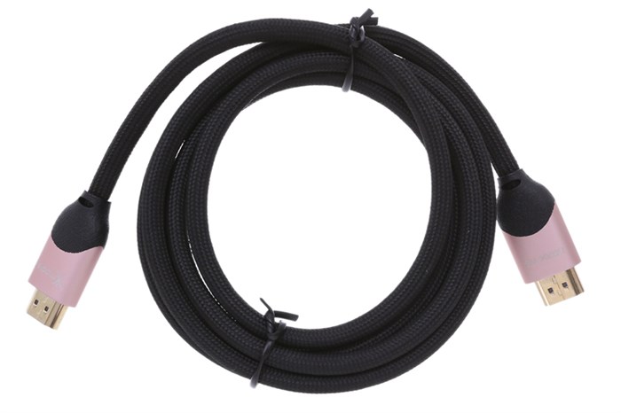 Cáp HDMI 2.0 Tròn 2.0m Xmobile DS204-WB Màu Đen