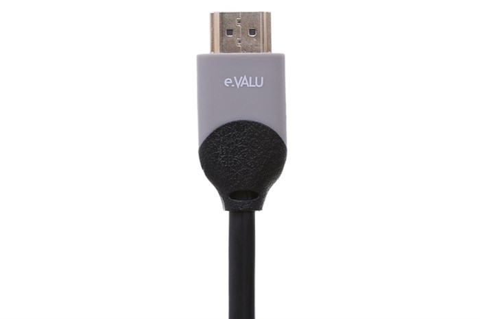 Cáp HDMI 2.0 Tròn 2m eValu DS201-WB Màu Đen