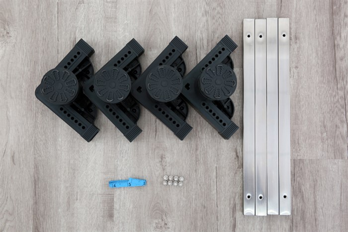 Chân đế máy giặt, tủ lạnh 300kg 48x60cm CD4860 Đen Màu Đen