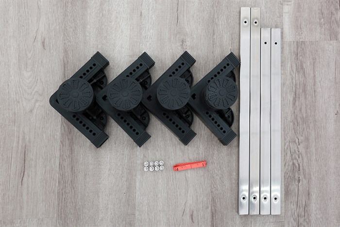 Chân đế máy giặt, tủ lạnh 300kg 51x68cm CD5168 Đen Màu Đen