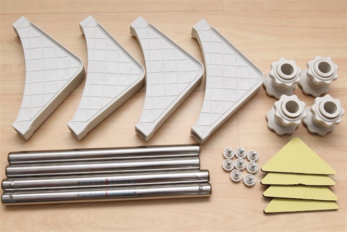 Chân đế máy giặt, tủ lạnh 60x60cm JHWB 002 Trắng Màu Trắng