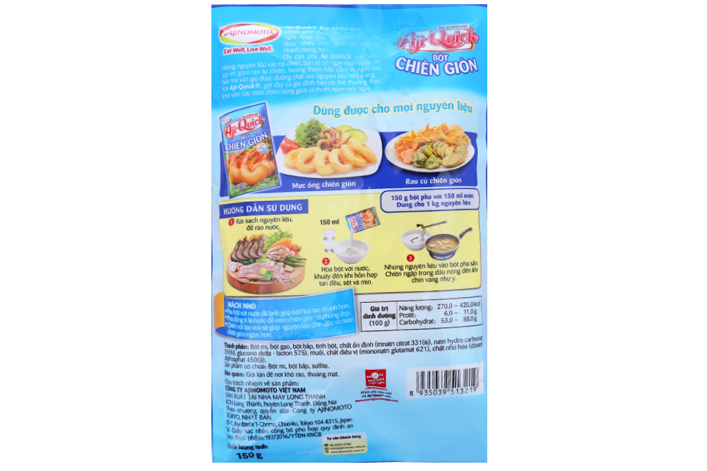 Bột chiên giòn Aji-Quick 150g