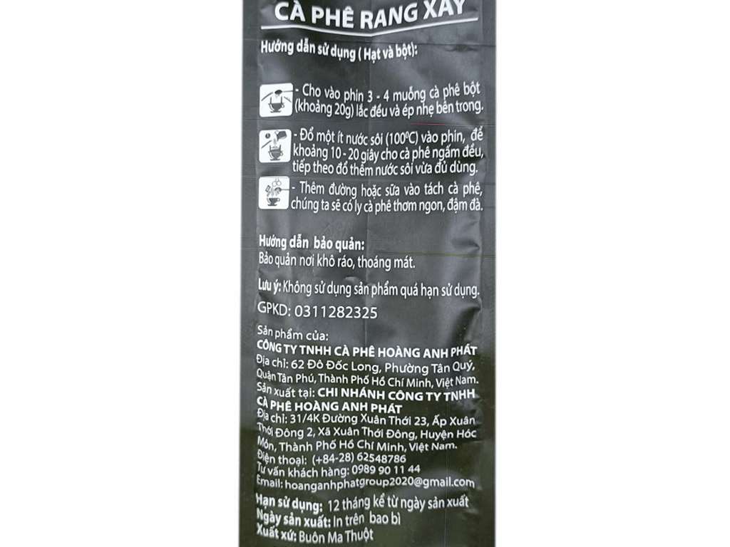 Cà phê H"ren Arabica Robusta 500g 4