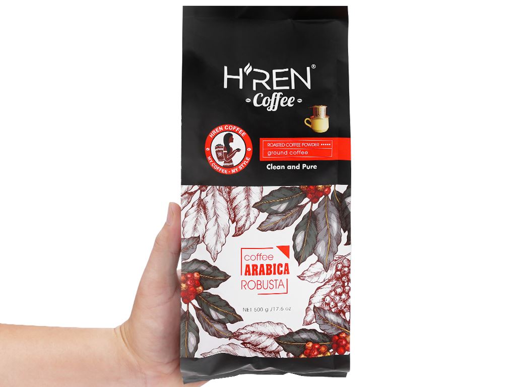 Cà phê H"ren Arabica Robusta 500g 6