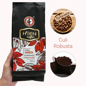 Cà phê rang Robusta H'ren Culi 500g